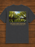 Ogeechee River Heritage Tee-Charcoal